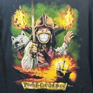 Vintage 2006 Eskimo Joes Pirates That Coulda Been Hanes Beefy T Shirt Medium